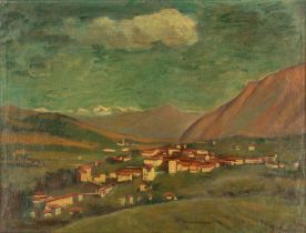 Innocente Salvini (Cocquio-Trevisago 1898-1979) - Gemonio, view of Monte Rosa, 1934