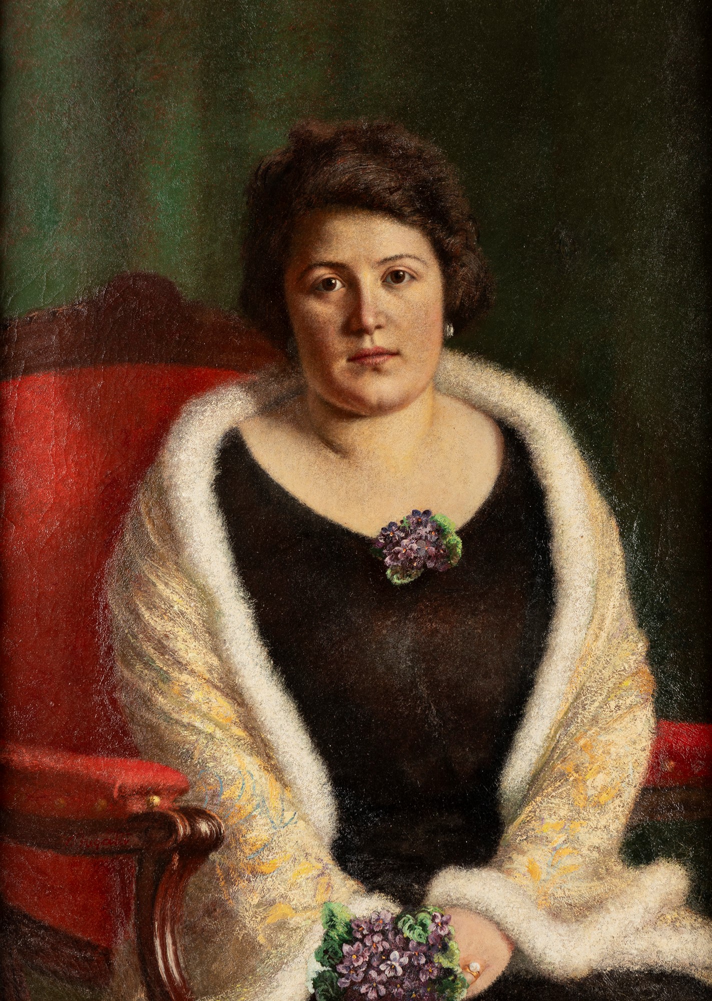 Carlo Bugatti (Milano 1855-Molsheim 1940) - Female portrait