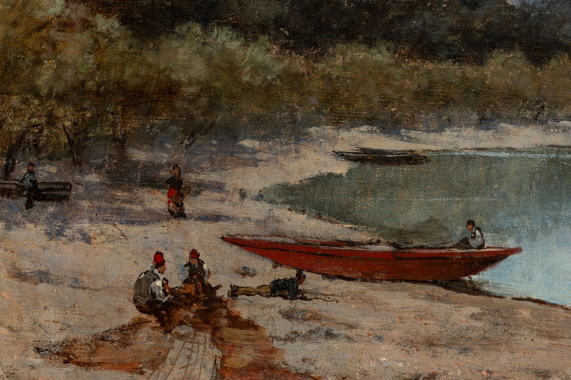 Lorenzo Gignous (Modena 1862-Porto Ceresio 1958) - Bellano, Lago di Como - Bild 2 aus 7