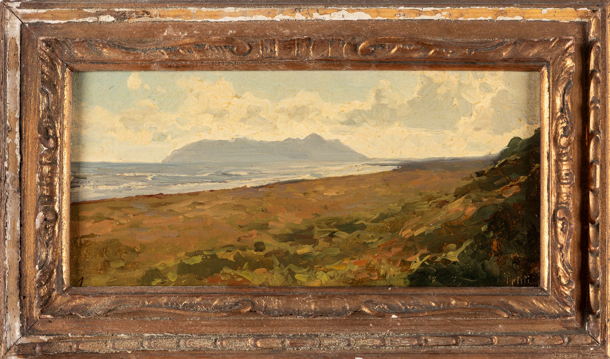 Filiberto Petiti (Torino 1845-Roma 1924) - Monte Circeo, 1906 - Image 2 of 3