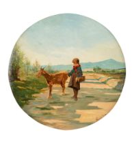 Niccolò Cannicci (Firenze 1846-1906) - Peasant girl