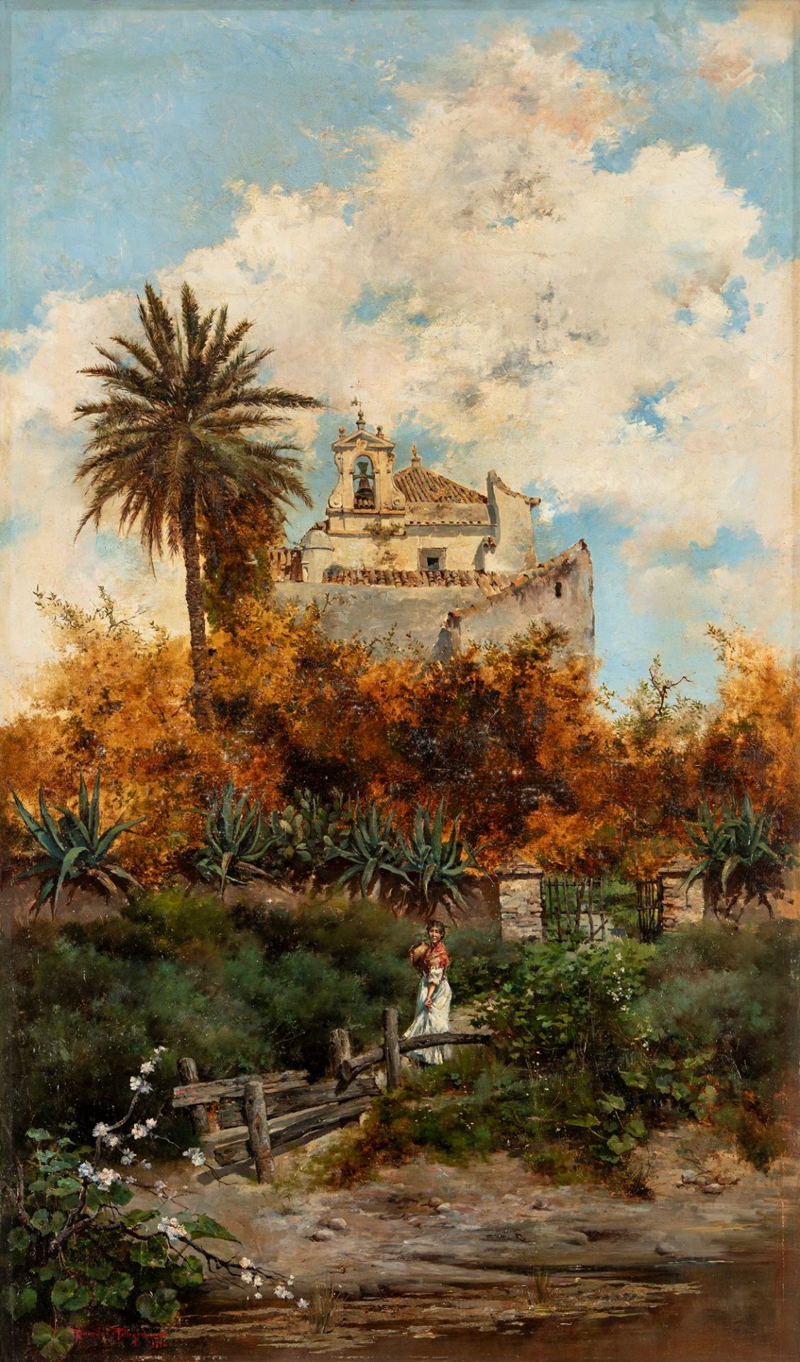 Riccardo Pellegrini (Milano 1863-Crescenzago 1934) - Andalusia, 1892