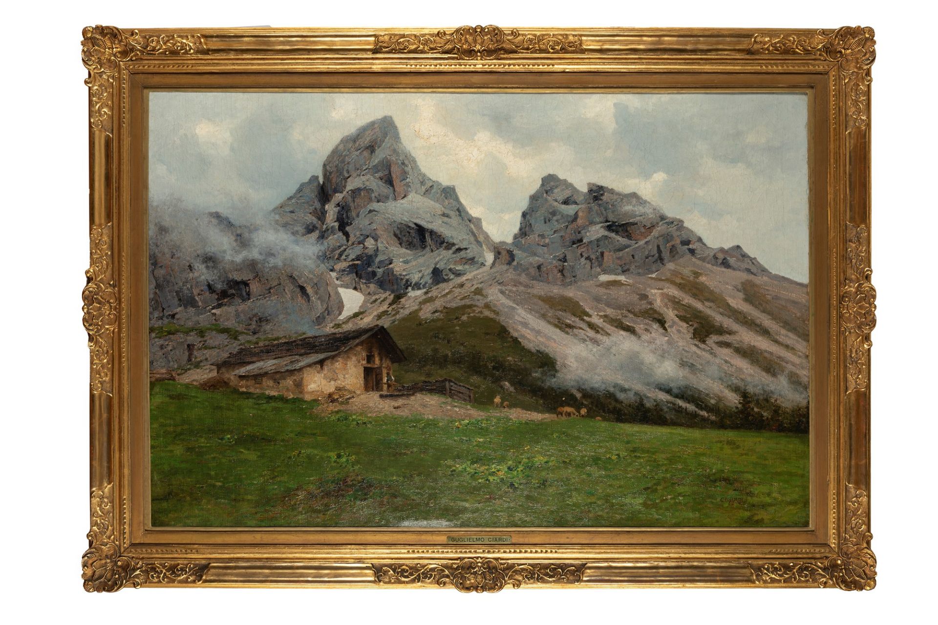 Guglielmo Ciardi (Venezia 1842-1917) - Cimon della Pala, 1904 - Bild 6 aus 7