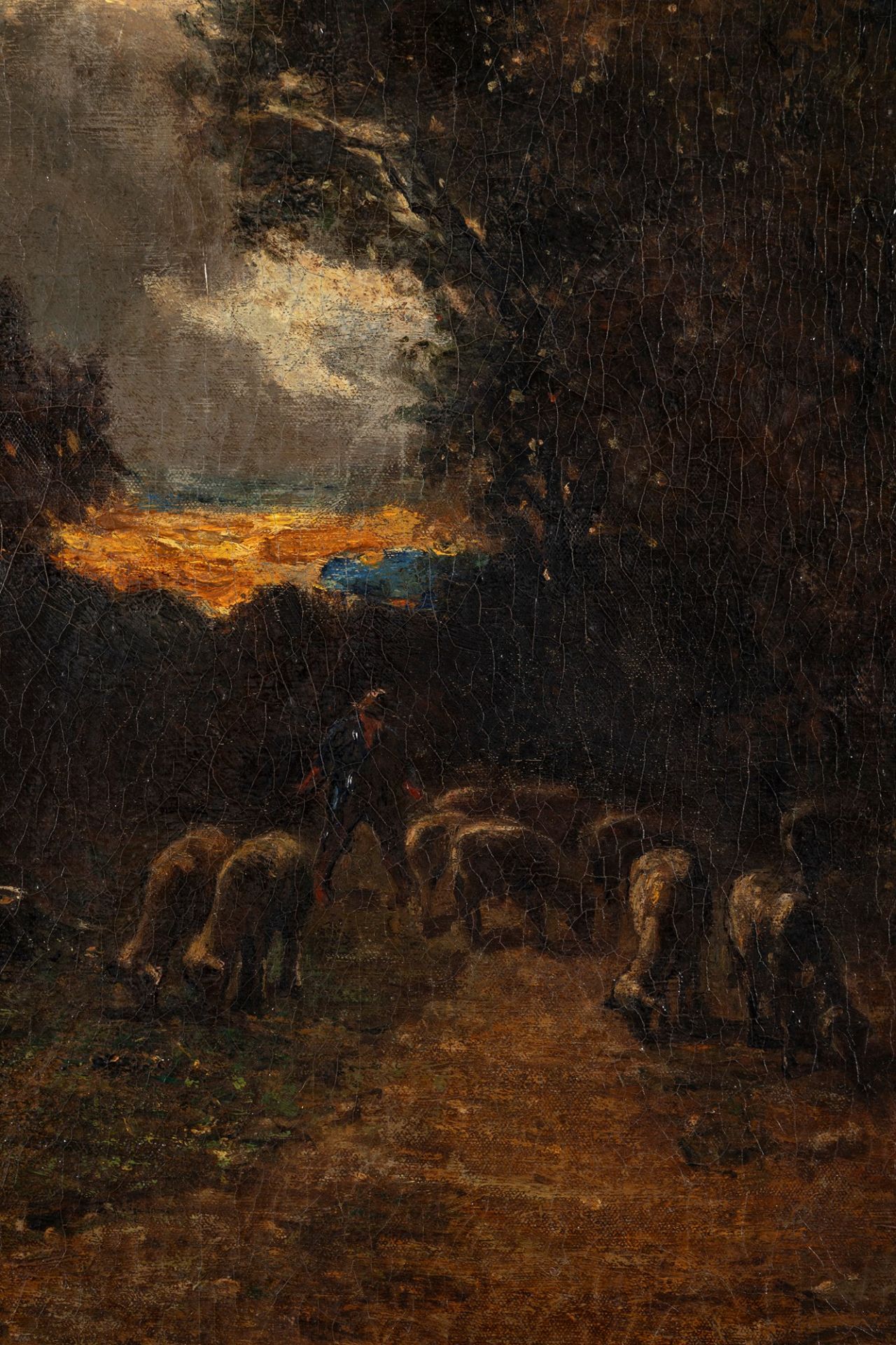 Antonio Fontanesi (Reggio Emilia 1818-Torino 1882) - Nightfall - Bild 2 aus 7