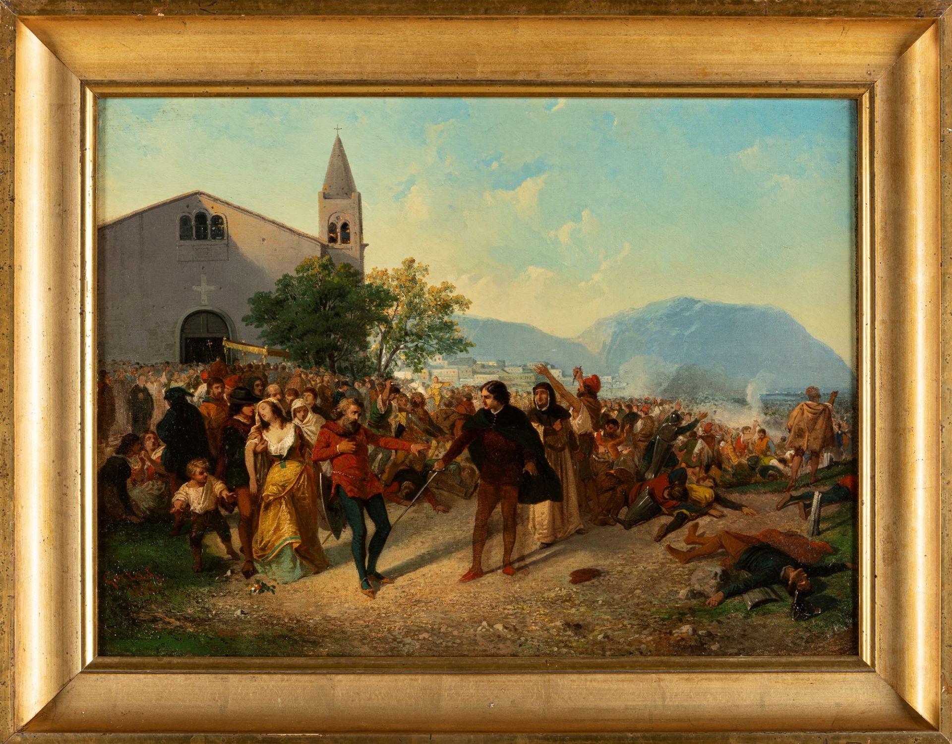 Giulio Gorra (Cremona 1832-Torino 1884) - Masaniello and Vespri Siciliani, 1863 - Bild 14 aus 15