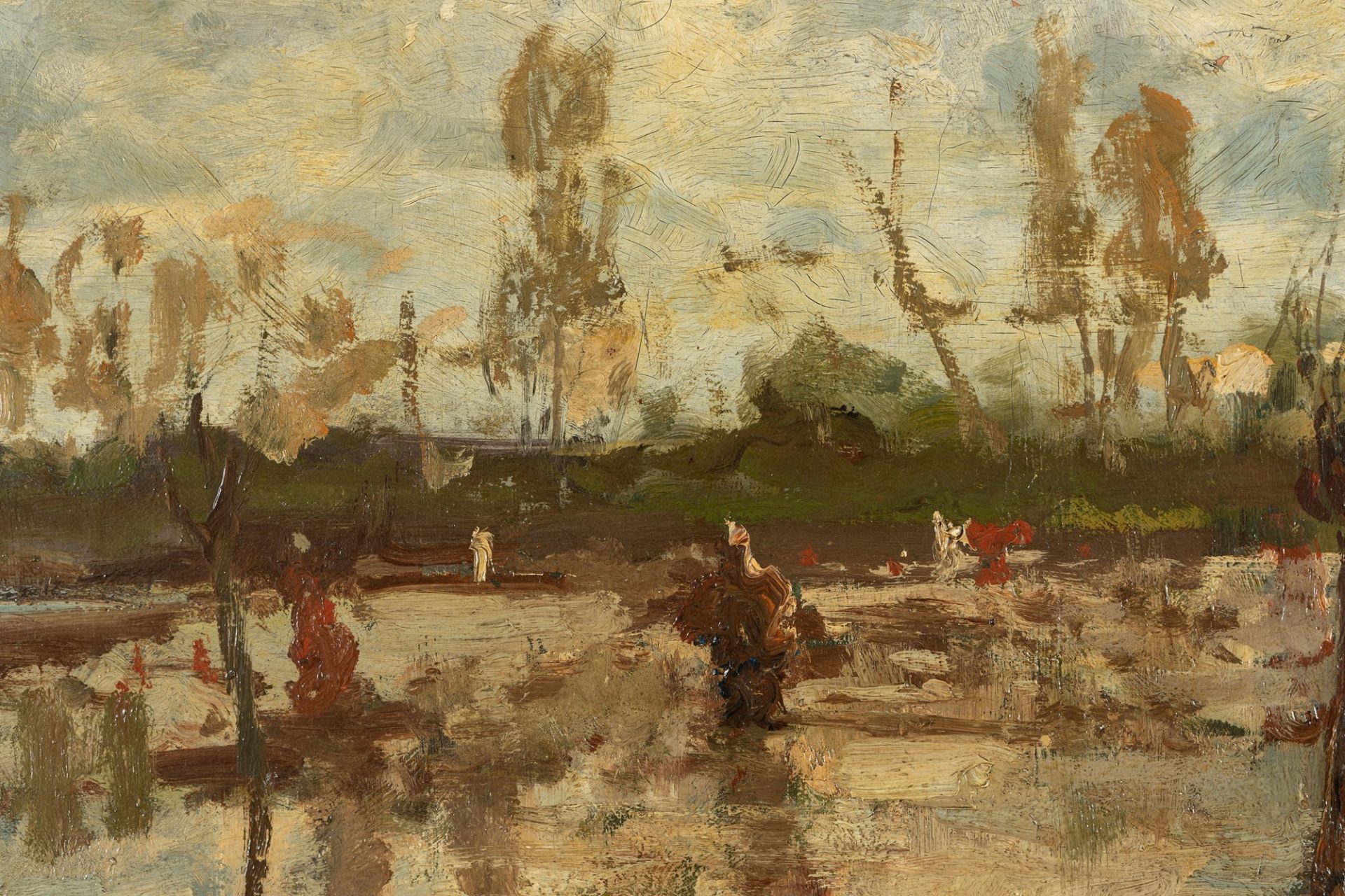 Emilio Gola (Milano 1851-1923) - Landscape - Image 2 of 6