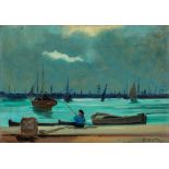 Renato Natali (Livorno 1883-1979) - Fisherman at the port of Livorno