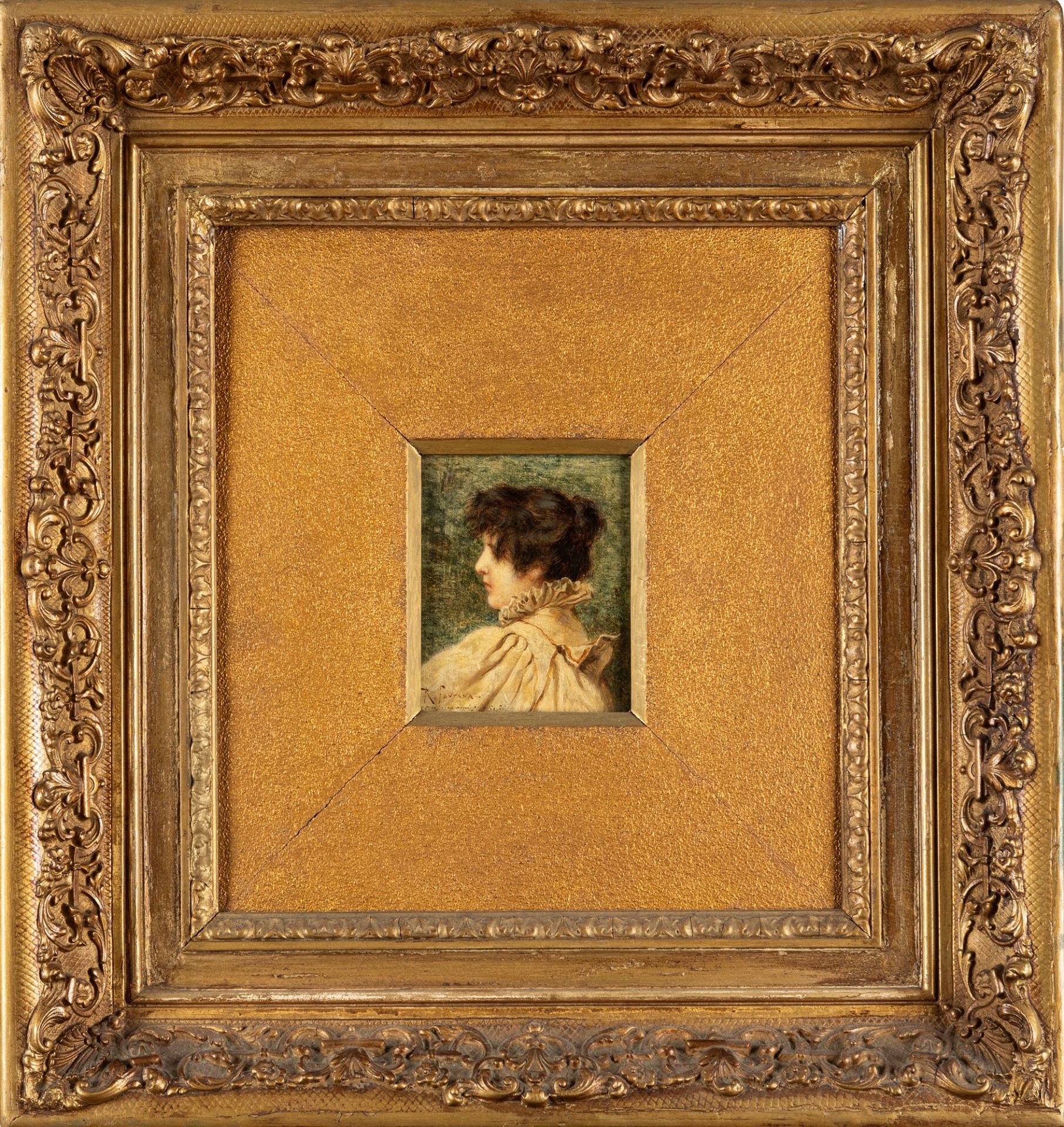 Roberto Fontana (Milano 1844-1907) - Female head, 1905 - Bild 2 aus 4
