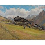Giuseppe Gheduzzi (Crespellano 1889-Torino 1957) - Farmhouses in Pariasco