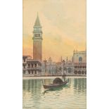 Paolo Sala (Milano 1859-1924) - Venice, bacino di San Marco