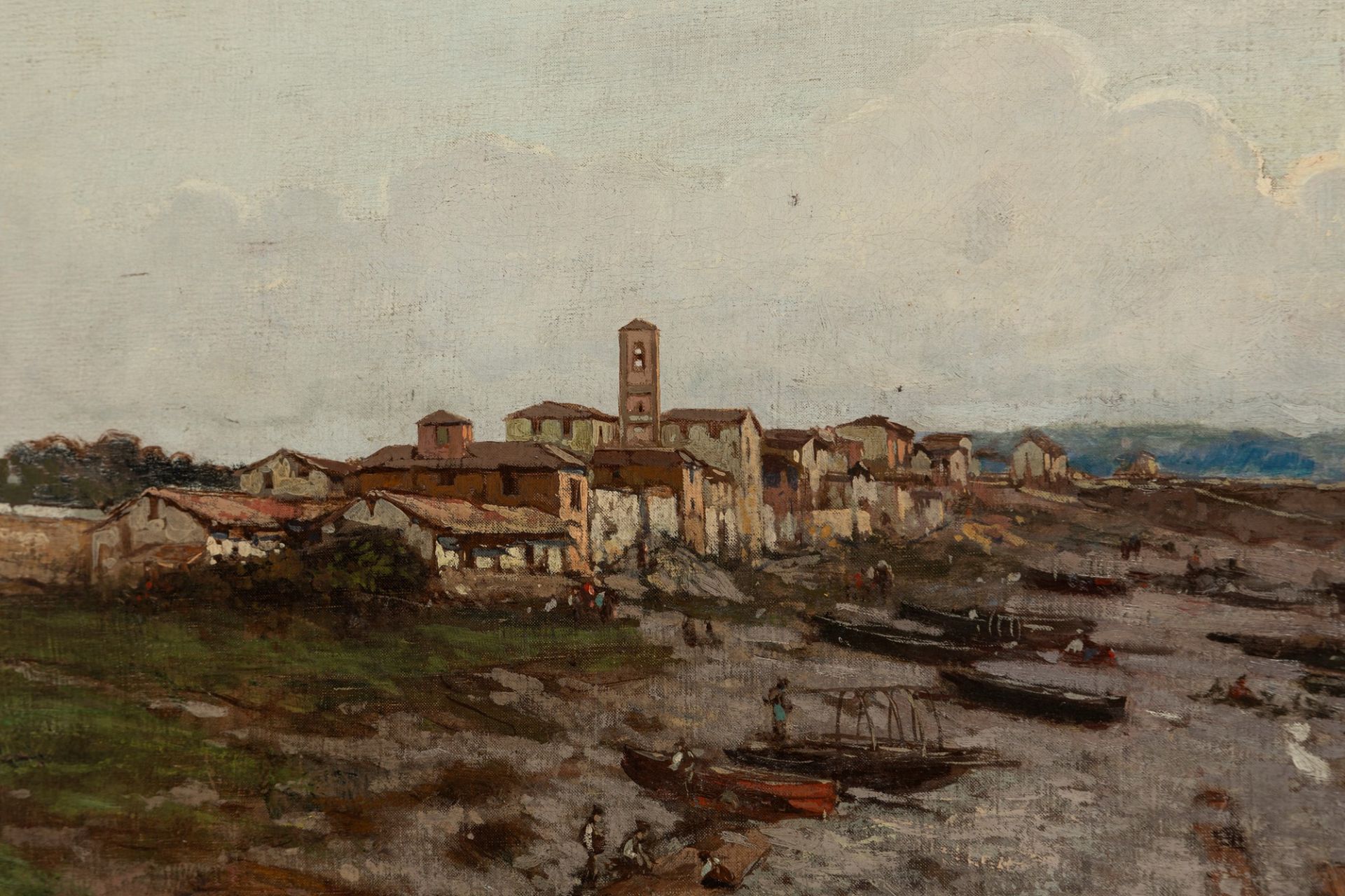 Lorenzo Gignous (Modena 1862-Porto Ceresio 1958) - Ticino, Sesto Calende - Image 6 of 9