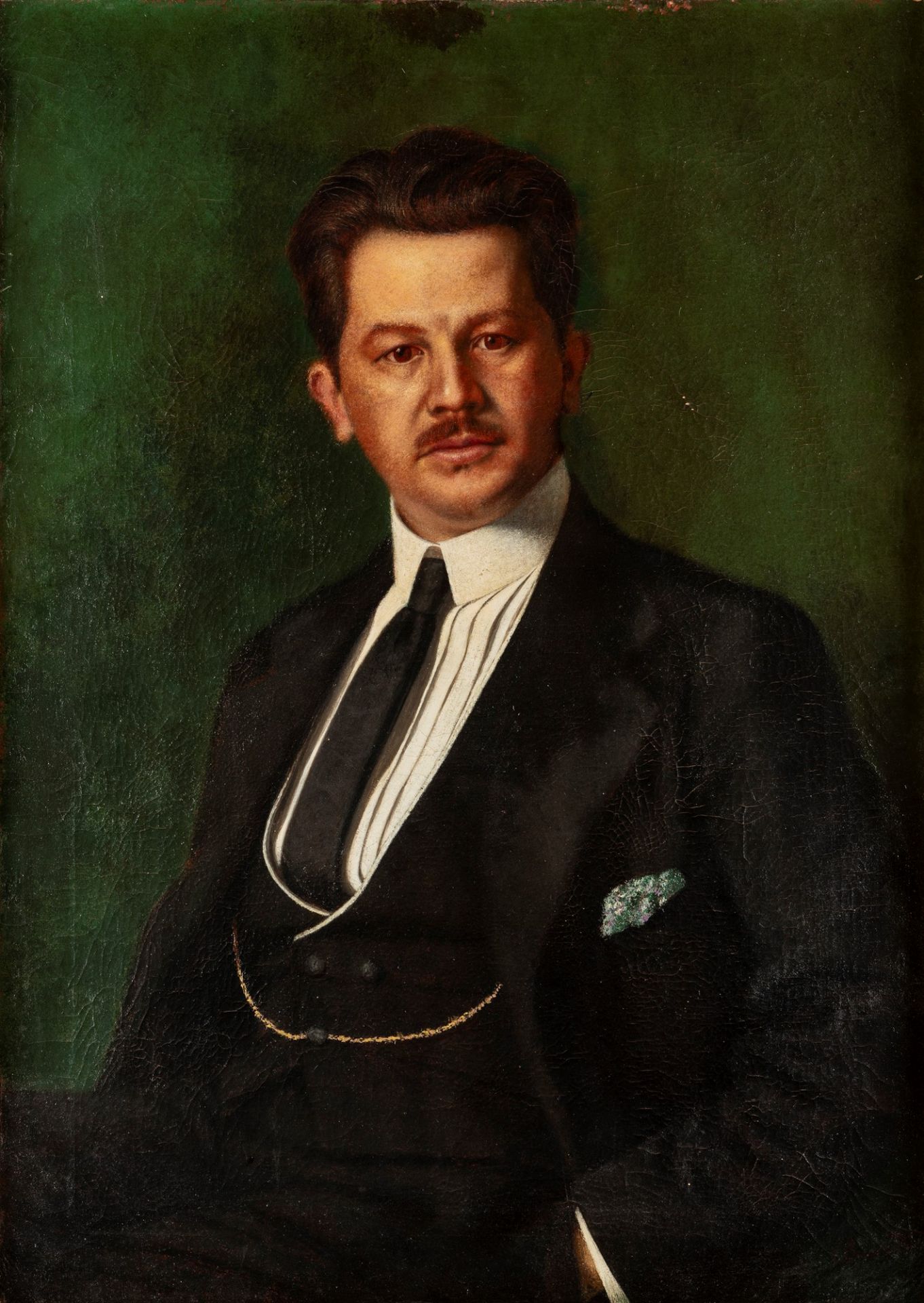 Carlo Bugatti (Milano 1855-Molsheim 1940) - Male portrait