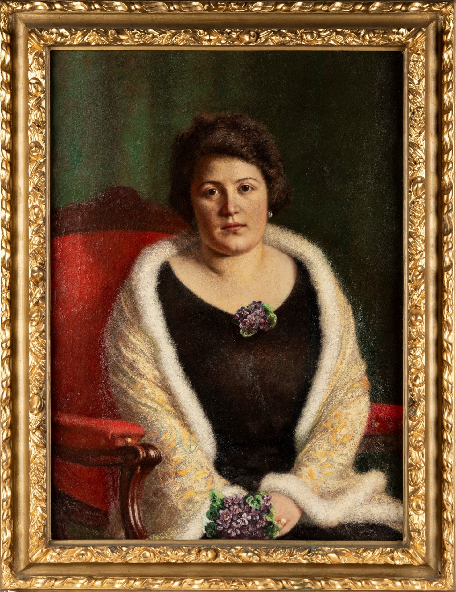 Carlo Bugatti (Milano 1855-Molsheim 1940) - Female portrait - Bild 2 aus 3