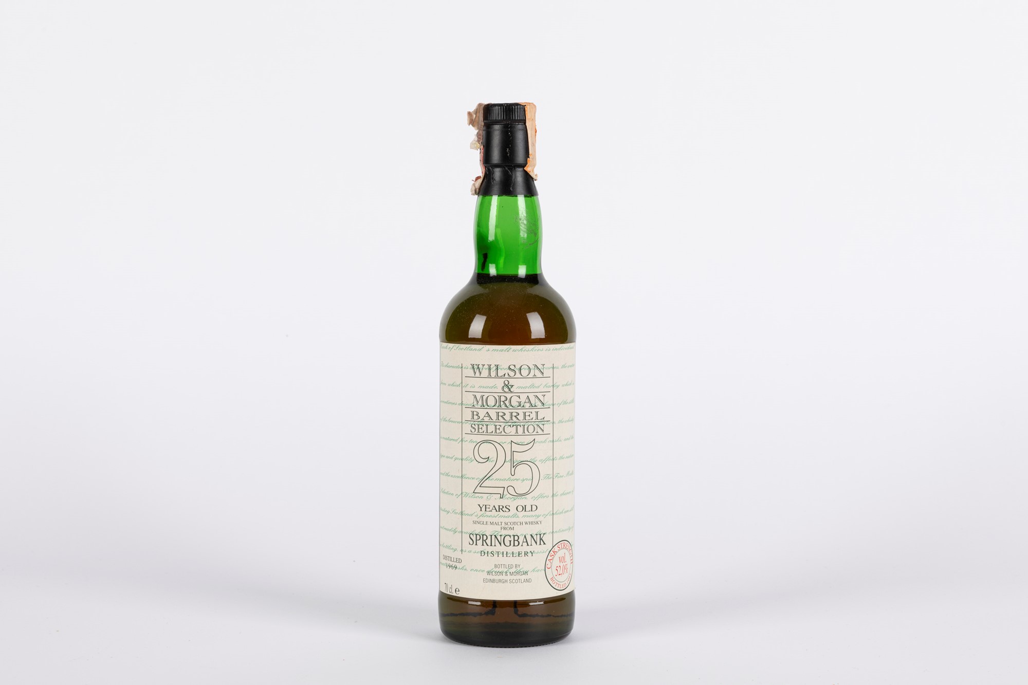 Scotland - Whisky / Springbank Wilson & Morgan 25 YO 1969 Barrel Selection Cask Strenght