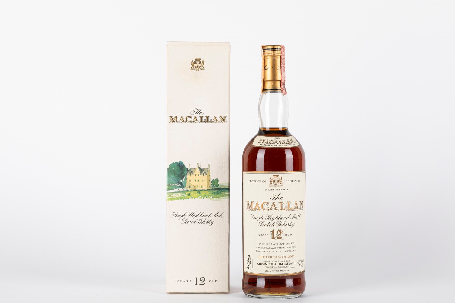 Scotland - Whisky / Macallan 12 Y.O. Highland Single Malt Scotch Whisky