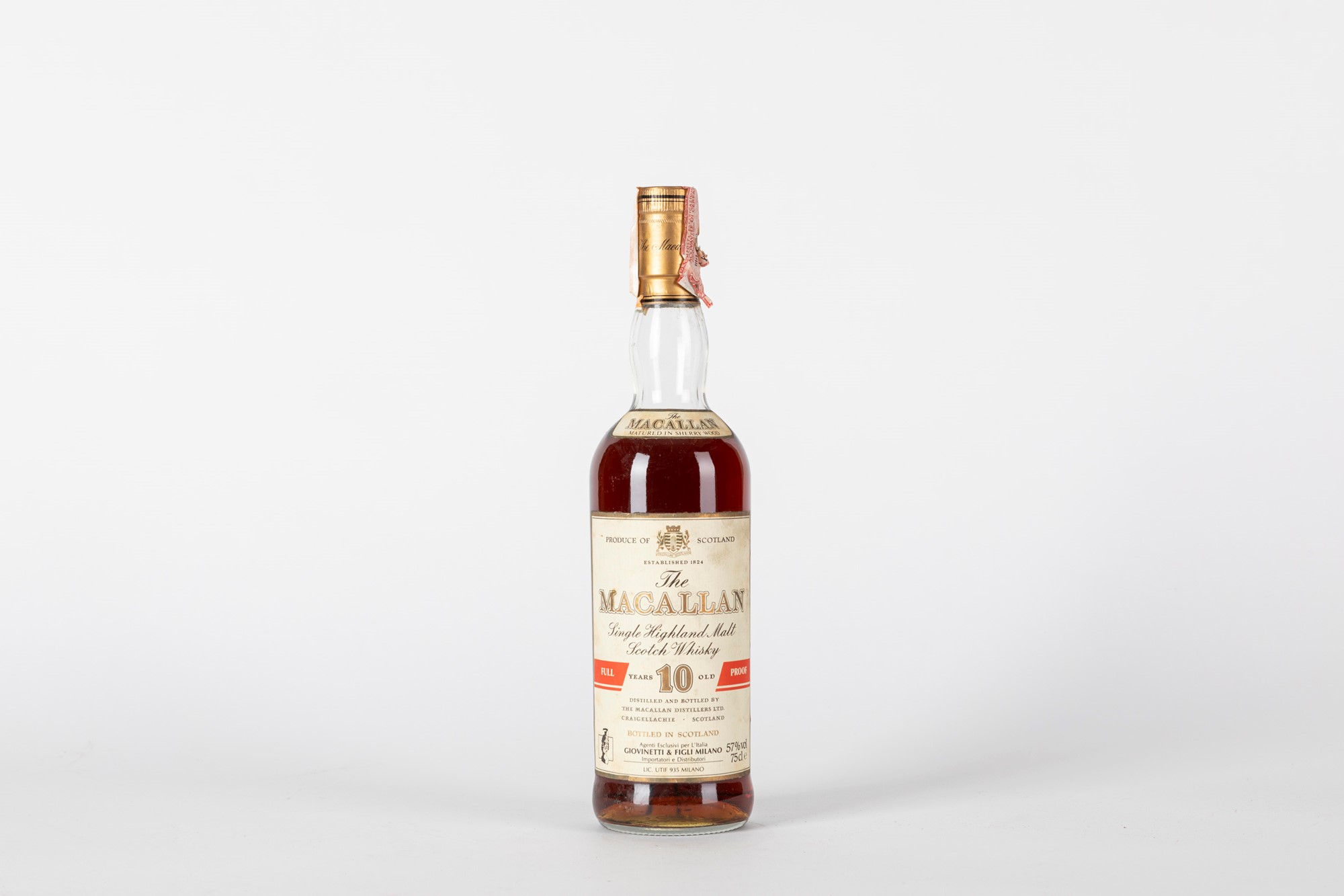 Scotland - Whisky / Macallan 10 YO Full Proof Giovinetti