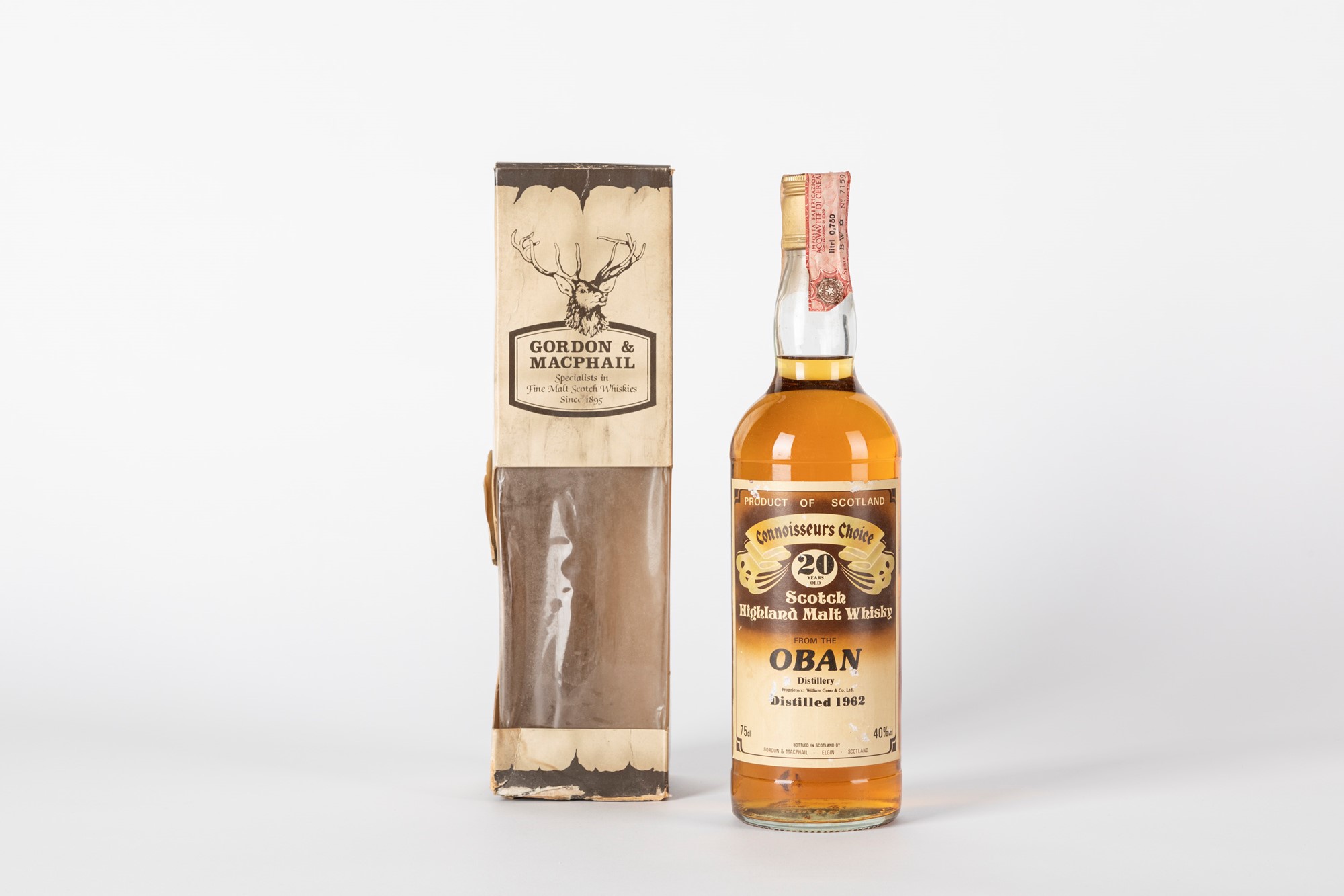 Scotland - Whisky / Oban 1962 Gordon and MacPhail 20 Year Old