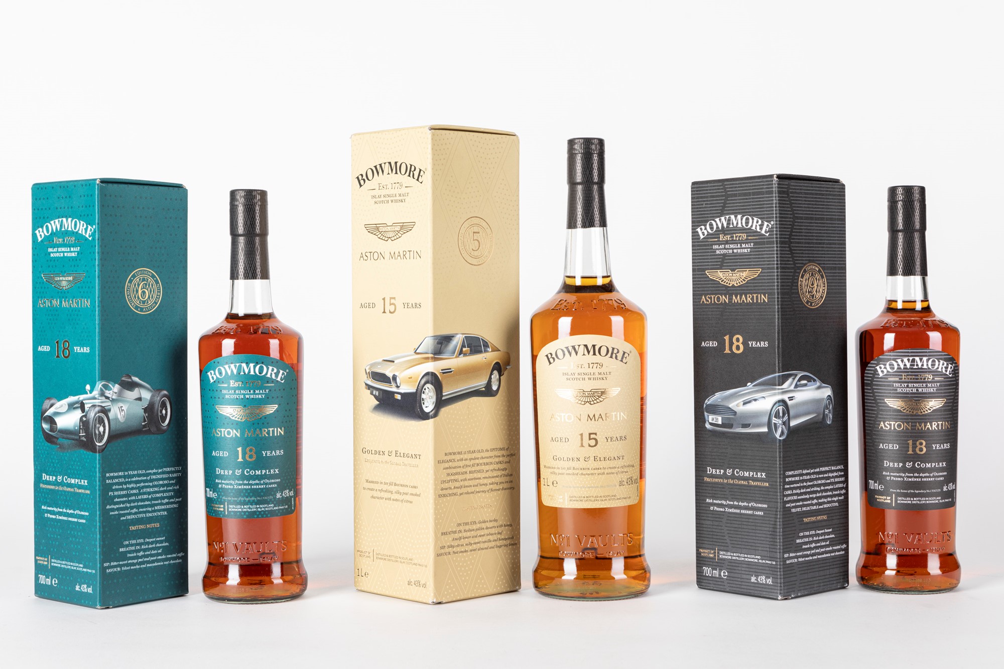 Scotland - Whisky / Bowmore Aston Martin 3 Versioni