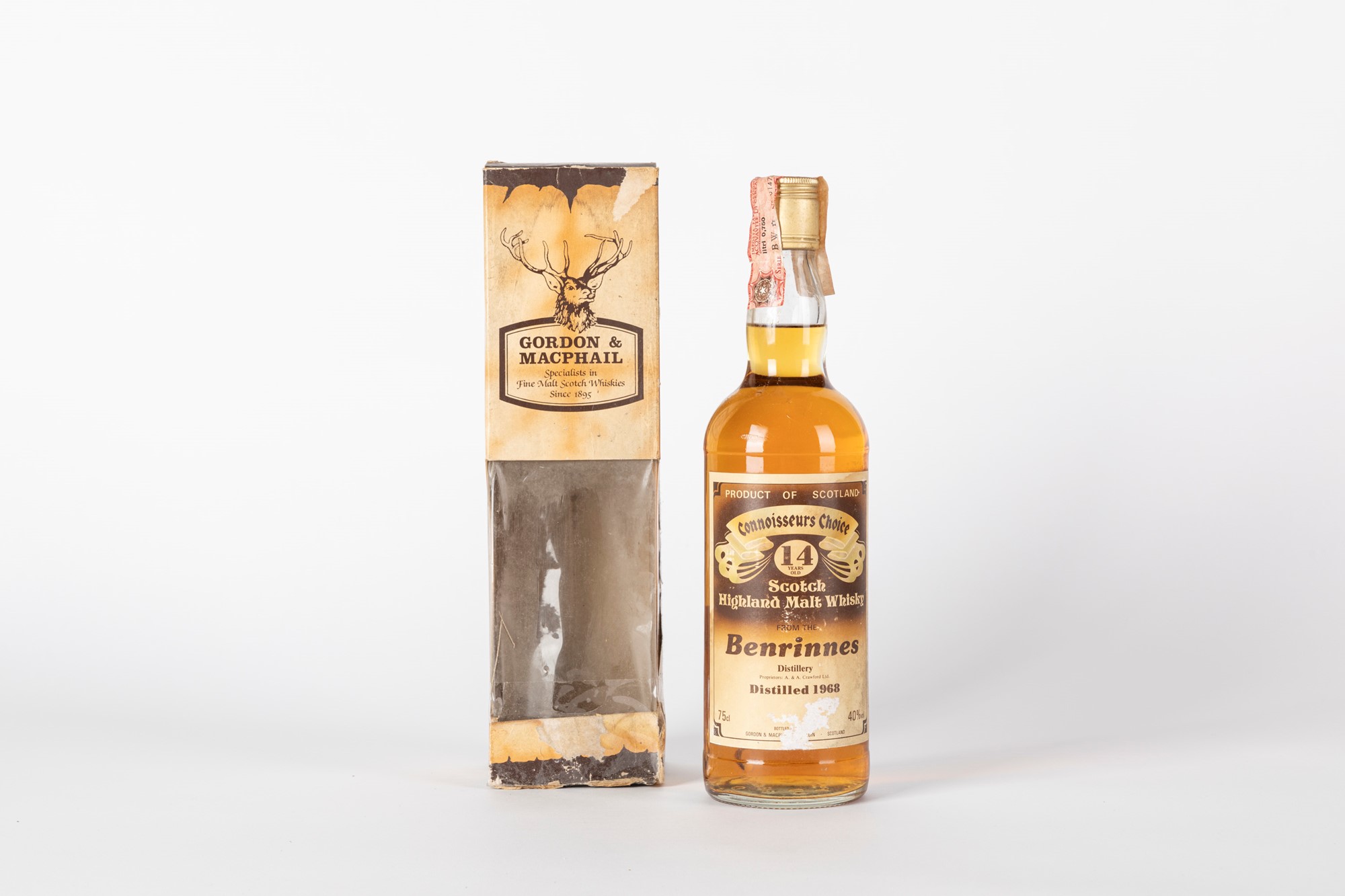 Scotland - Whisky / Benrinnes 1968 Gordon and MacPhail 14 Year Old