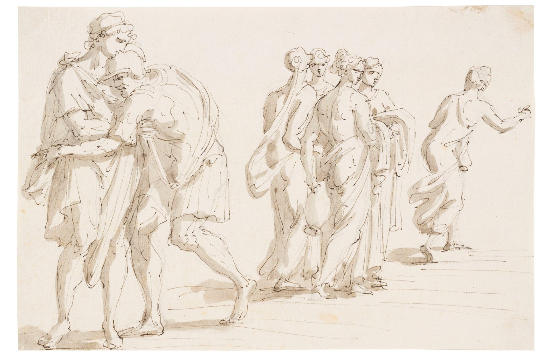 Giacomo Rossi (Bologna 1748-1817) - Studies of classical figures - Bild 4 aus 7