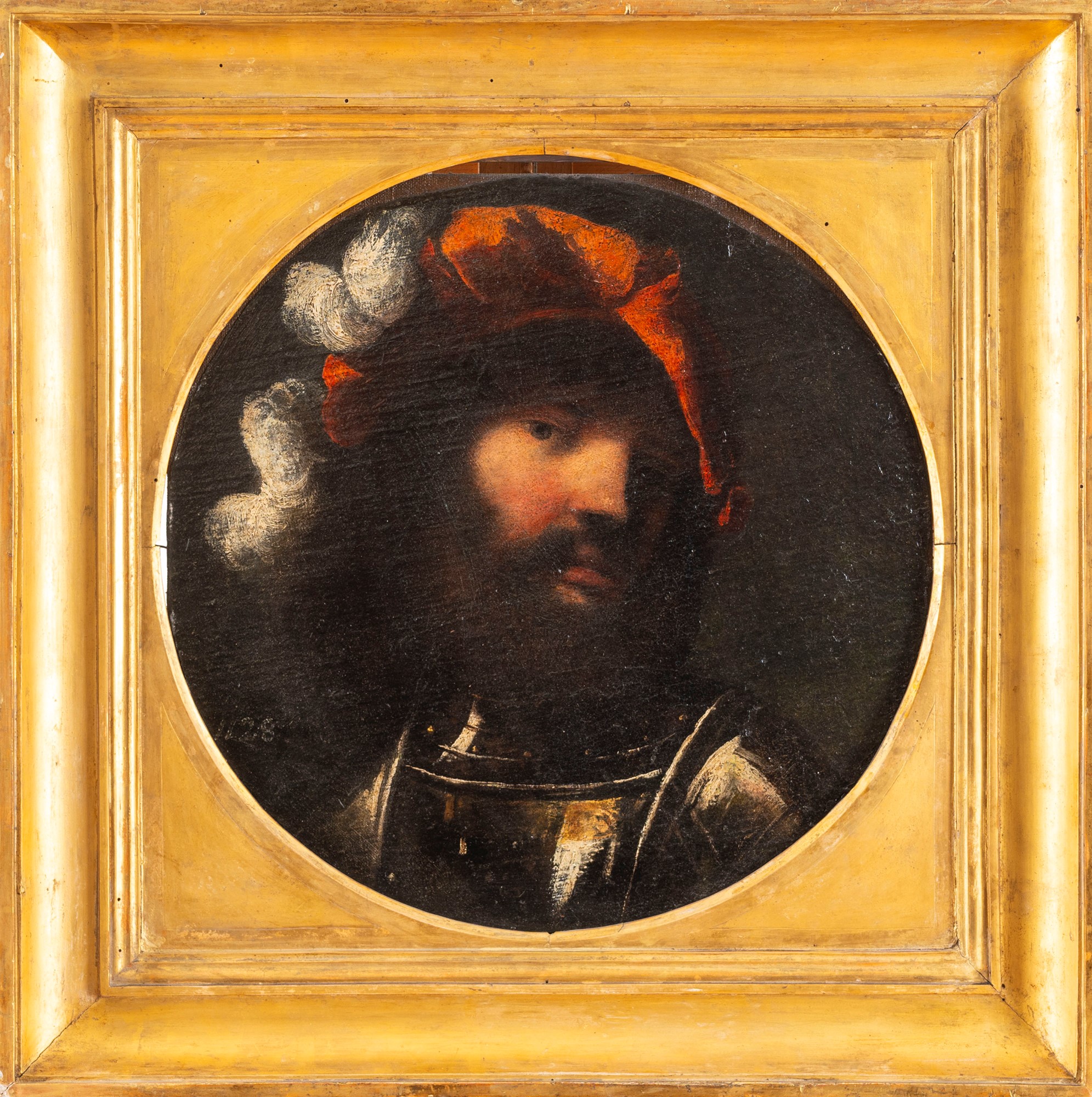 Pietro Muttoni, known as Pietro Della Vecchia (Venezia, 1603-Vicenza, 1678) - Half-length portrait - Image 2 of 3