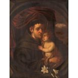 Italian school, eighteenth century - Saint Anthony of Padua with the Child