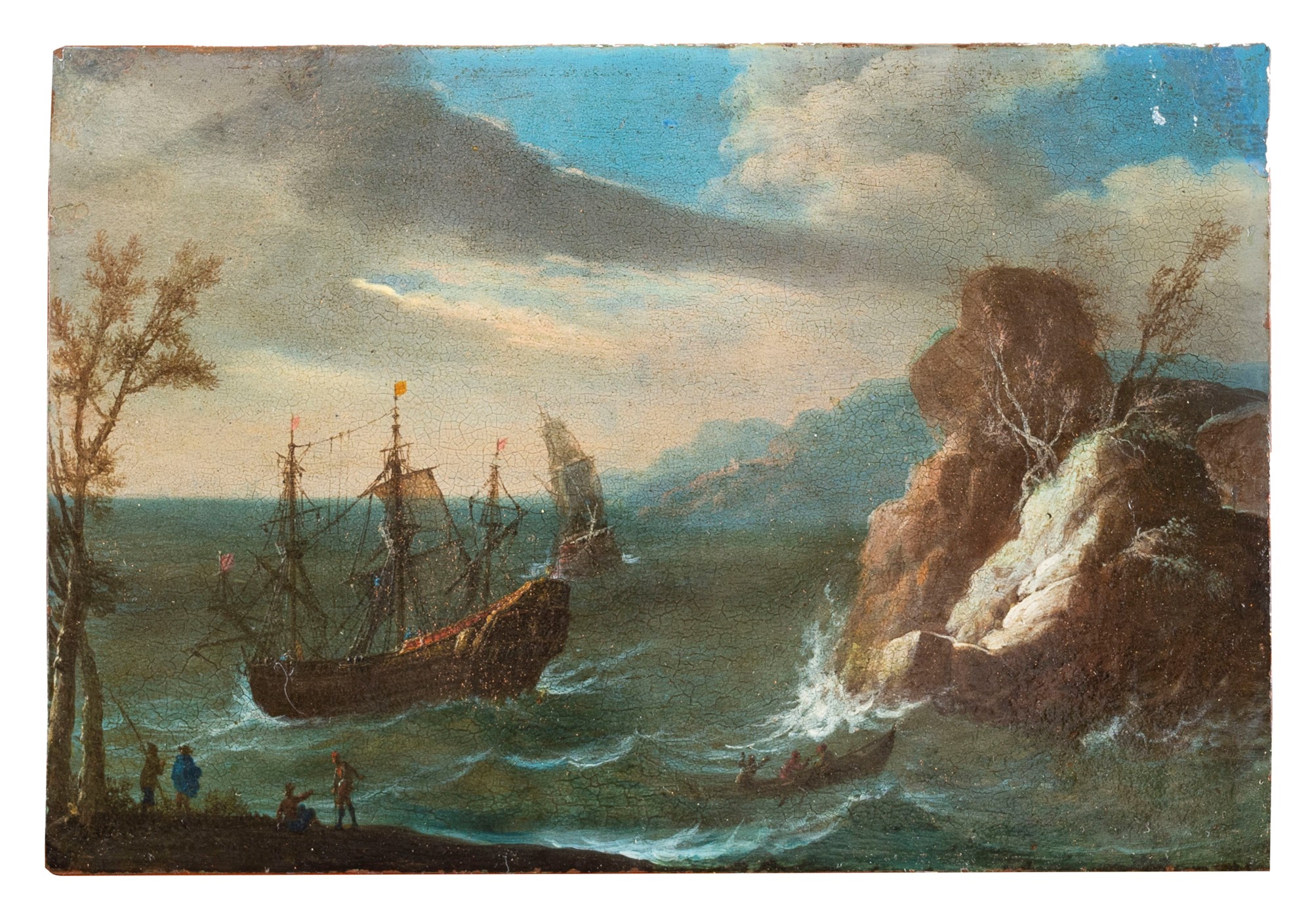 Attributed to Matthieu Van Plattenberg (Antwerp 1608 - Paris 1660) - Stormy sea