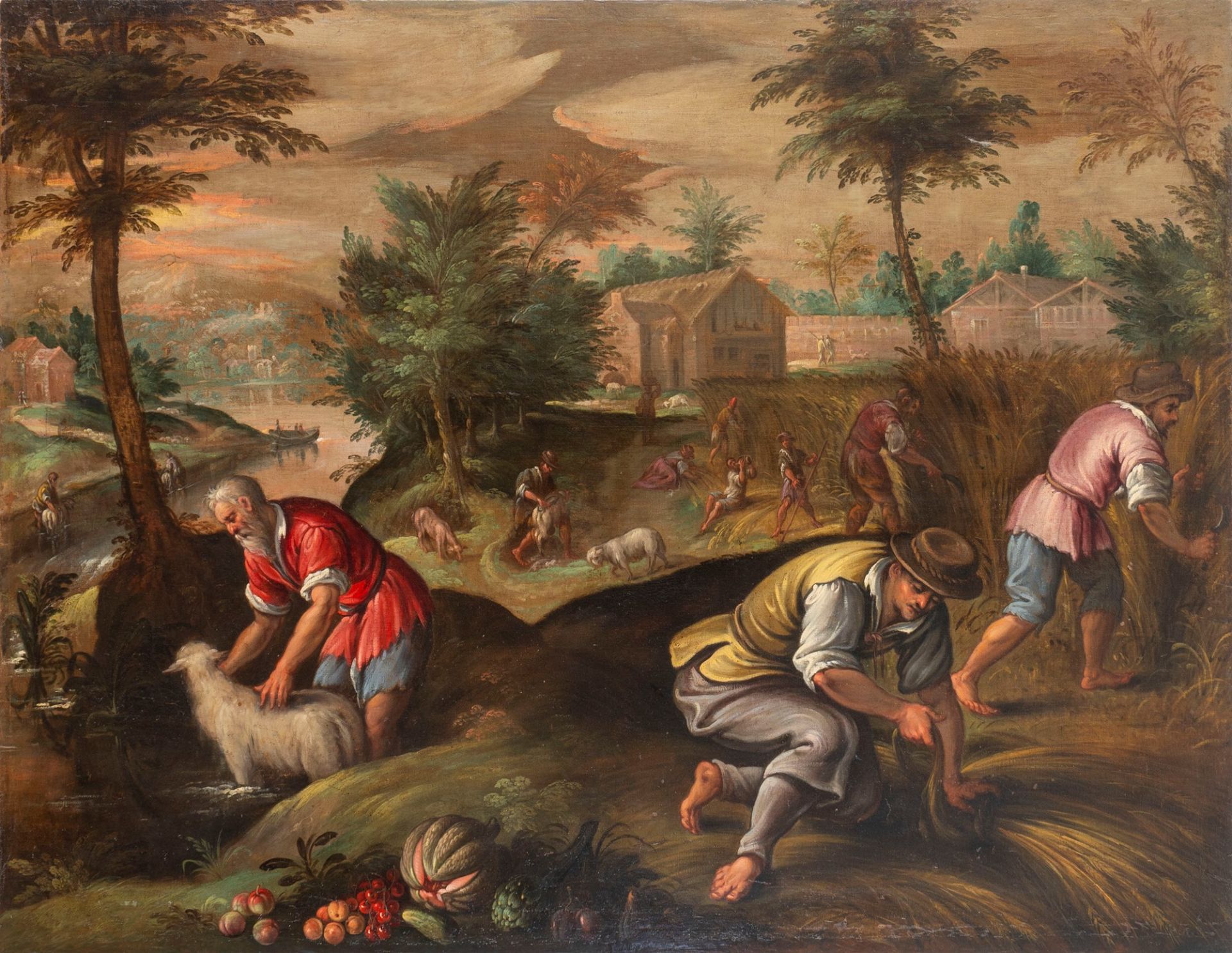 Circle of Bassano, XVII century - Summer (The Harvest)