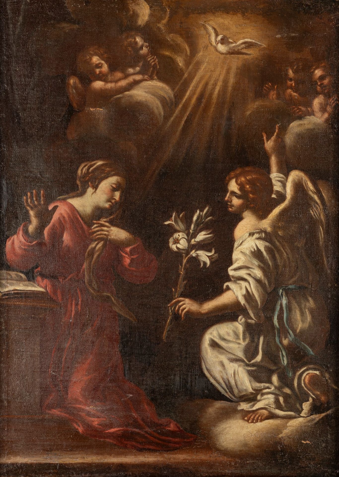 Roman School, XVII century - Annunciation