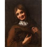 School of Northern Italy, XVII century - Portrait of a young man with ferret