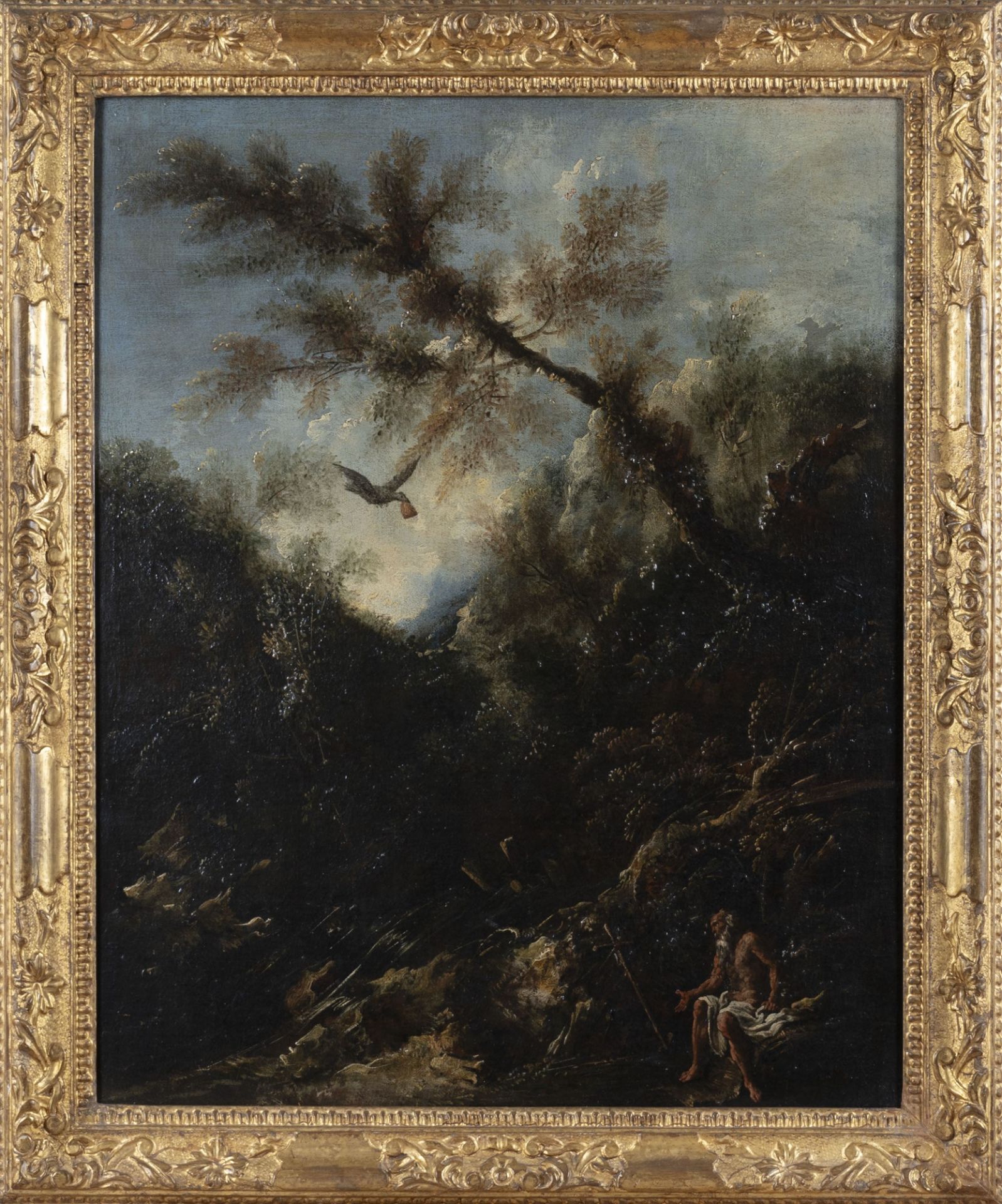 Antonio Francesco Peruzzini (Ancona 1643 o 1646-Milano 1724) - Saint Paul the Hermit and the raven - Bild 2 aus 3