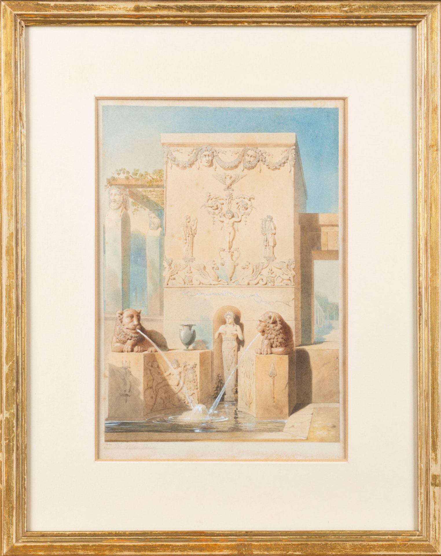 Jules-Frédéric Bouchet (Parigi 1799-1860) - Monumental fountain - Bild 2 aus 4