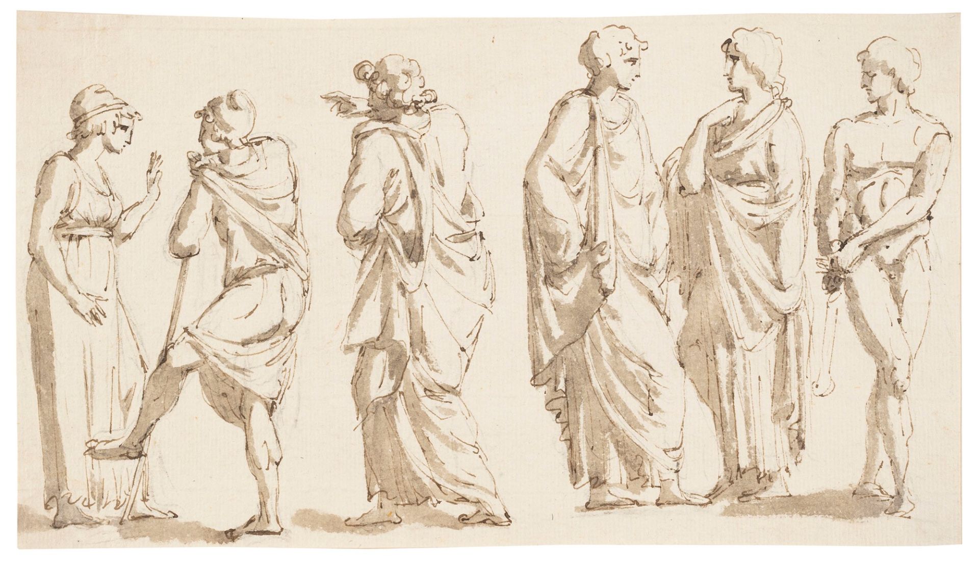 Giacomo Rossi (Bologna 1748-1817) - Studies of classical figures - Bild 6 aus 7