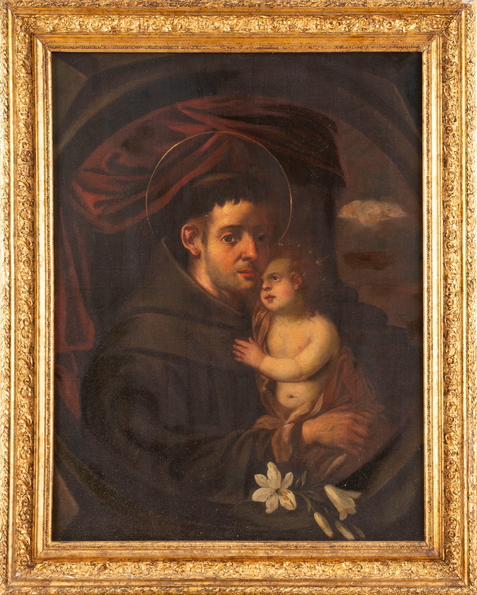 Italian school, eighteenth century - Saint Anthony of Padua with the Child - Image 2 of 3