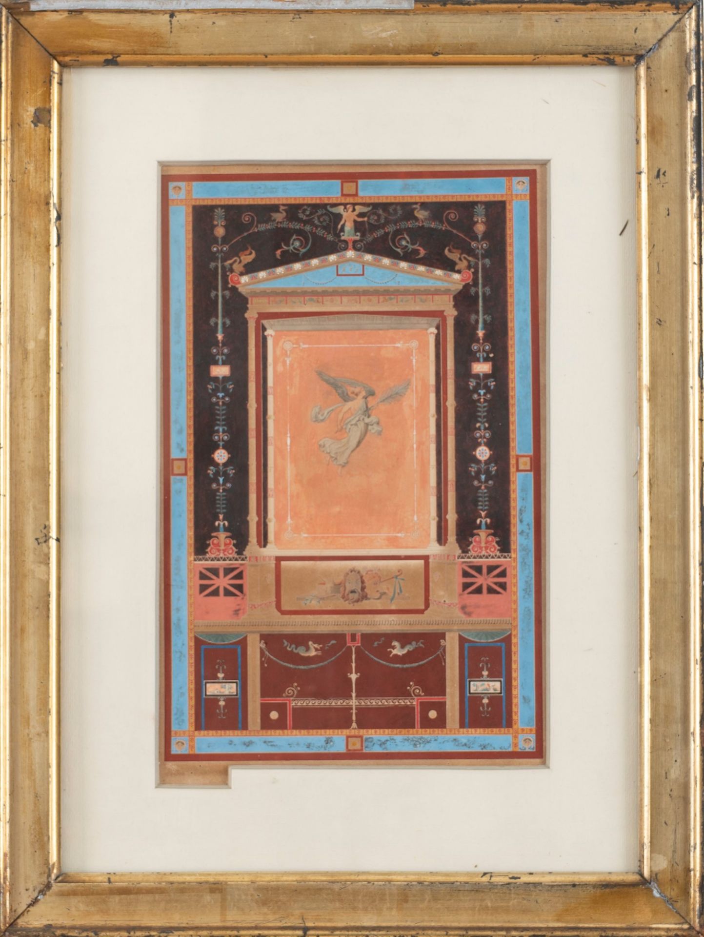 Jules-Frédéric Bouchet (Parigi 1799-1860) - Panel with victory - Image 2 of 3