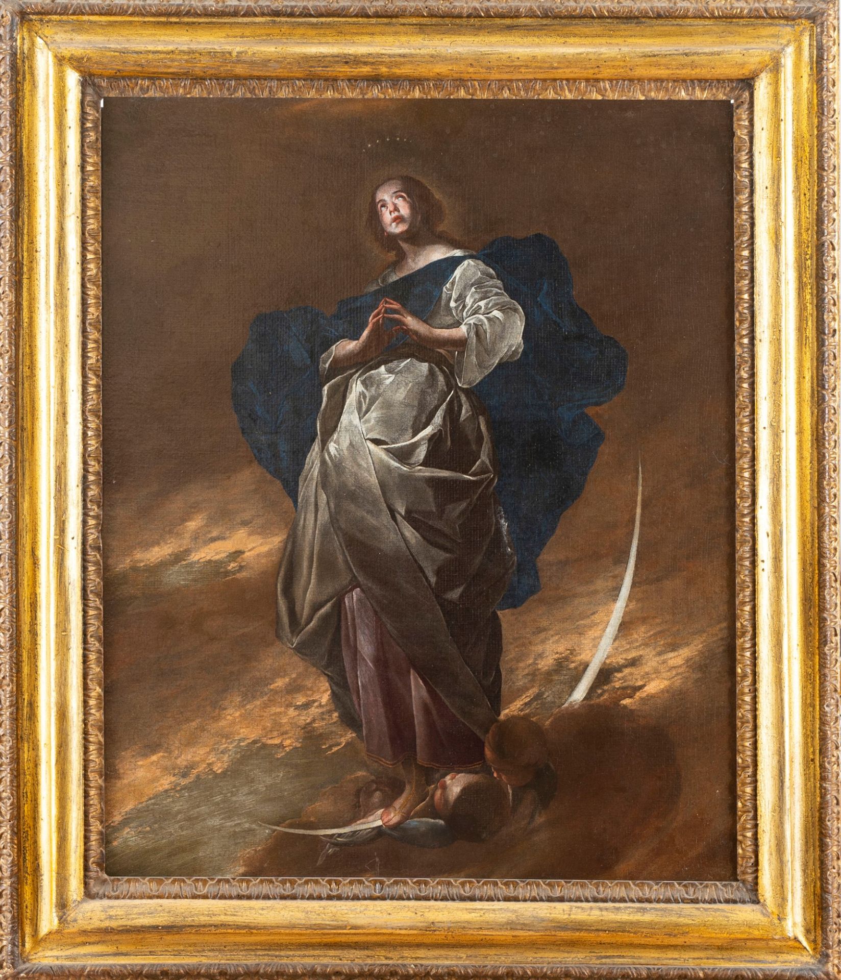 Attributed to Bernardo Cavallino (Naples 1616-1656) - Immaculate - Bild 2 aus 3