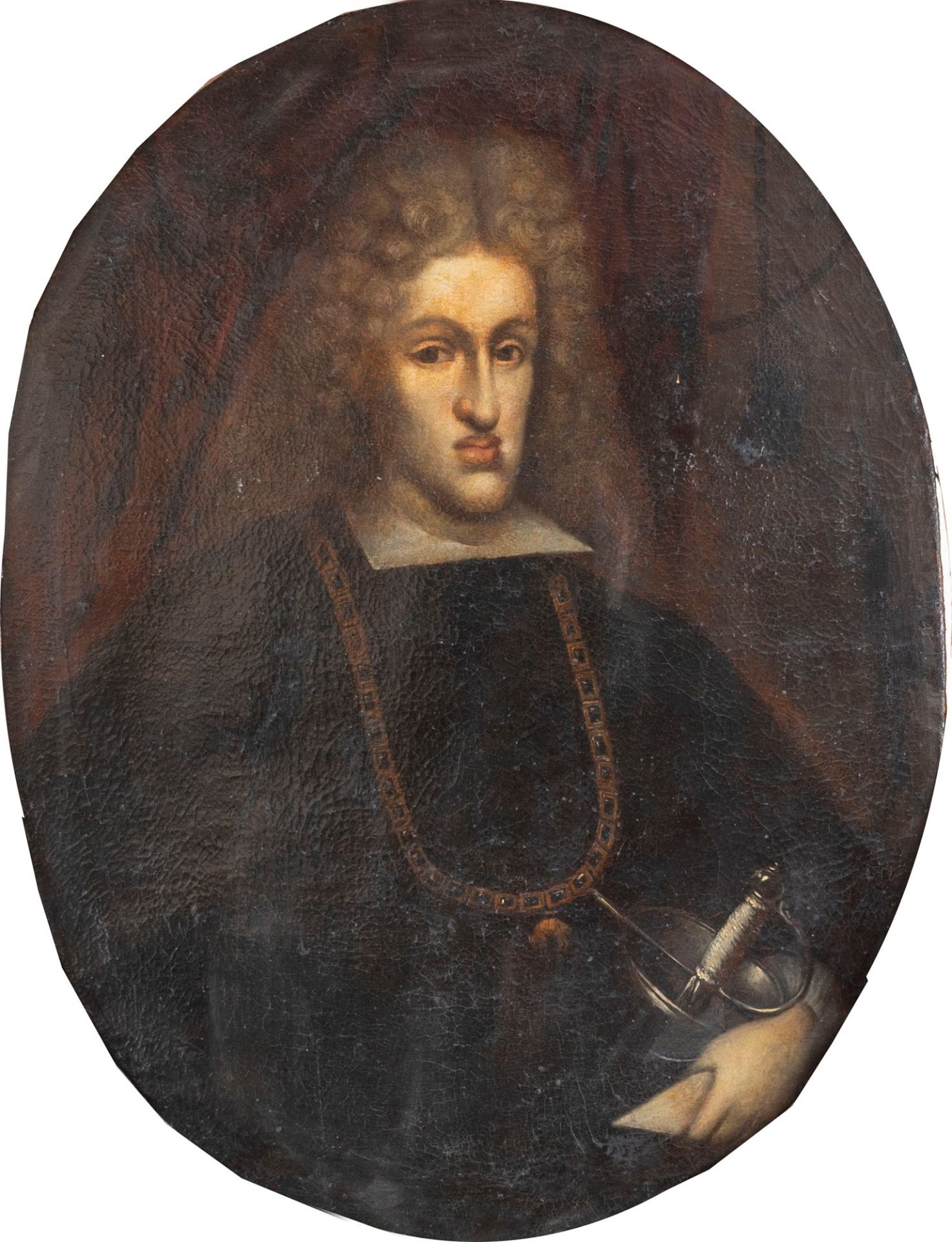 School of the seventeenth century - Portrait of Charles II of Spain