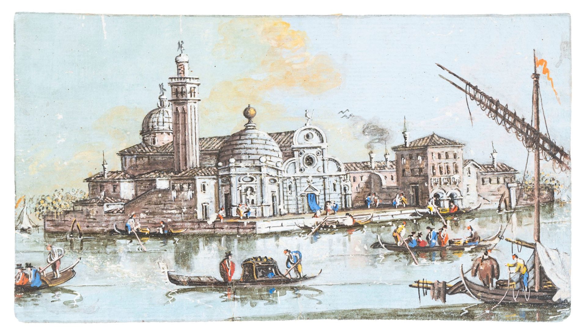 Giacomo Guardi (Venezia 1764-1835) - View of San Michele di Murano