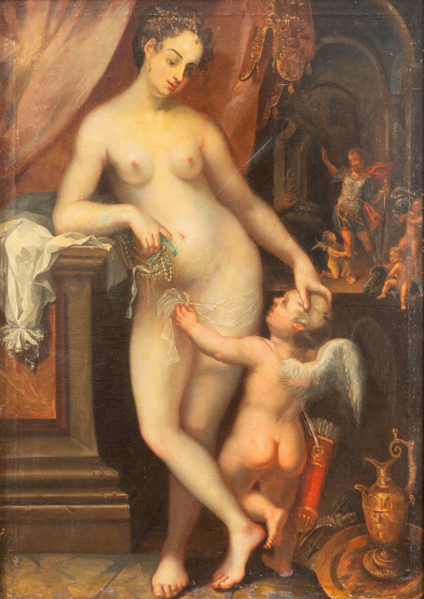 Flemish School, late sixteenth century - early seventeenth century - Venus, Mars and Cupid