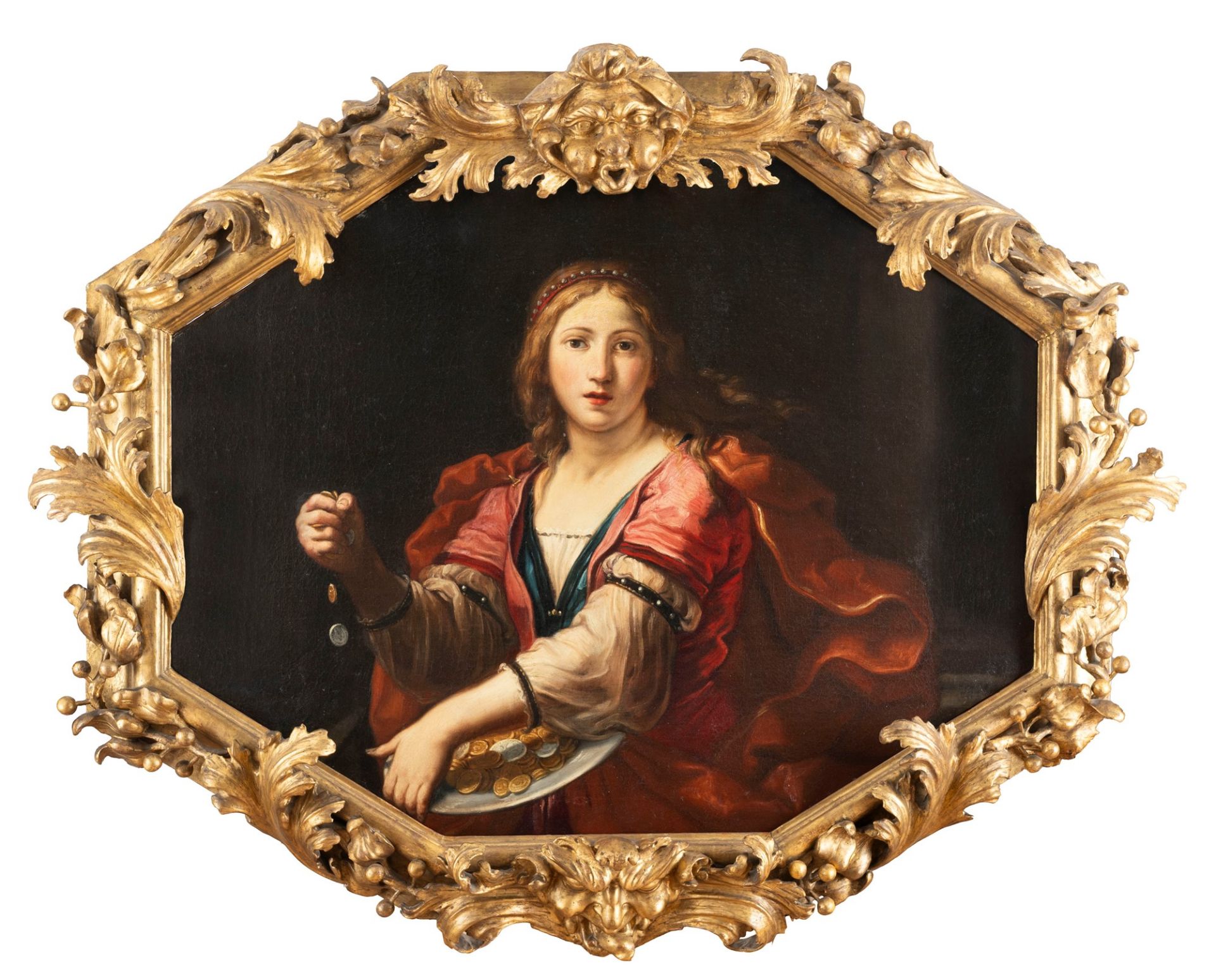 Elisabetta Sirani (Bologna, 1638-1665) - Allegory of Liberality; and Allegory of Honor - Image 9 of 15