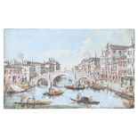 Giacomo Guardi (Venezia 1764-1835) - Venice, Three Arches Bridge