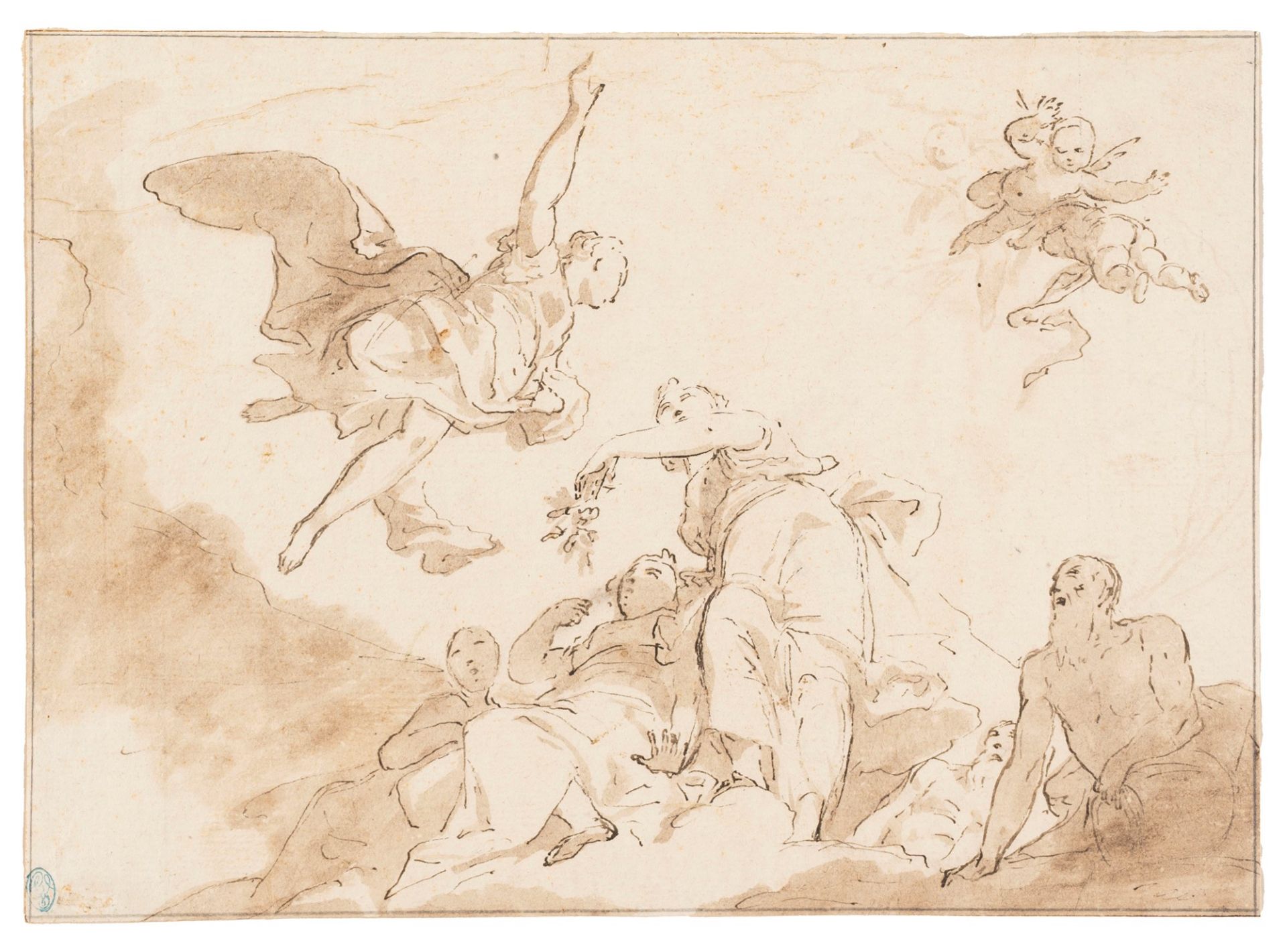 Venetian school, eighteenth century - Allegorical scene