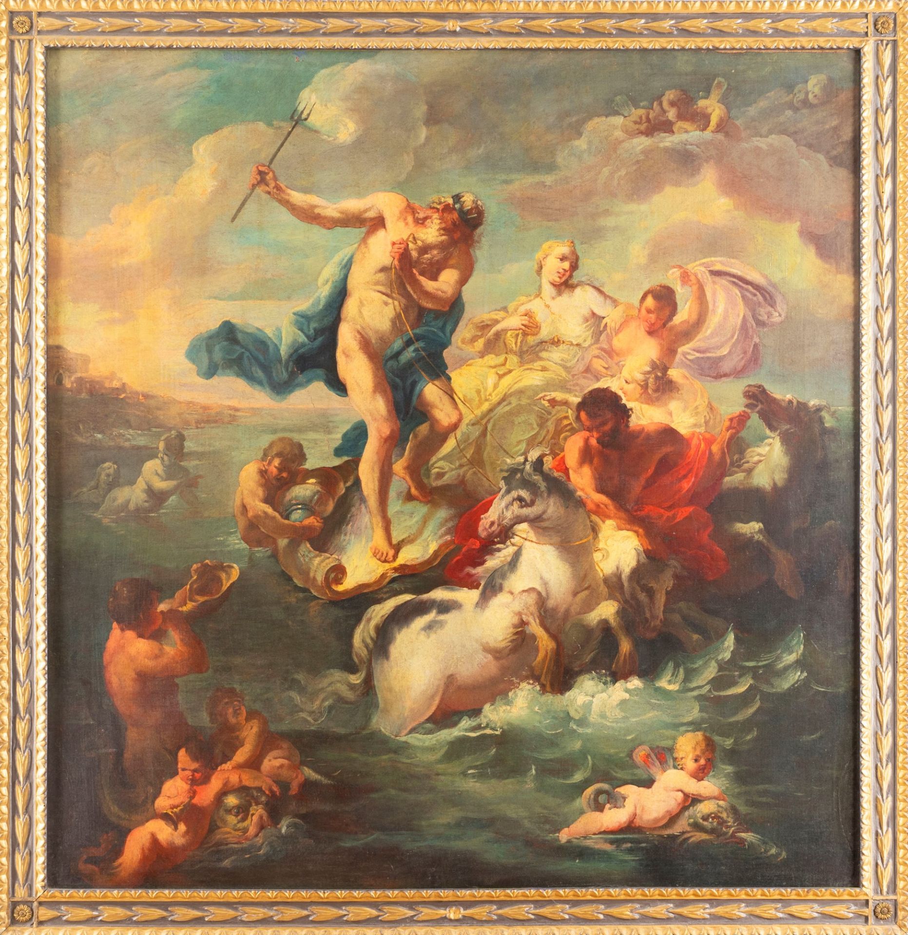 French school, XVIII century - Triumph of Neptune - Bild 2 aus 3