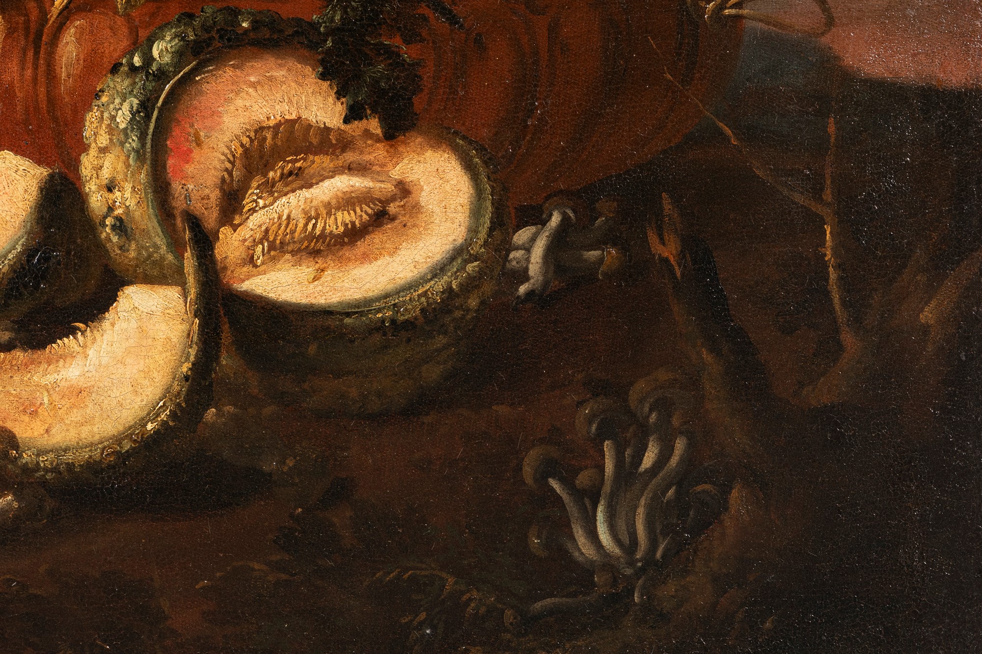 Felice Boselli (Piacenza 1650-Parma 1732) - Entrails, vegetables and fruits with a owl - Image 6 of 7