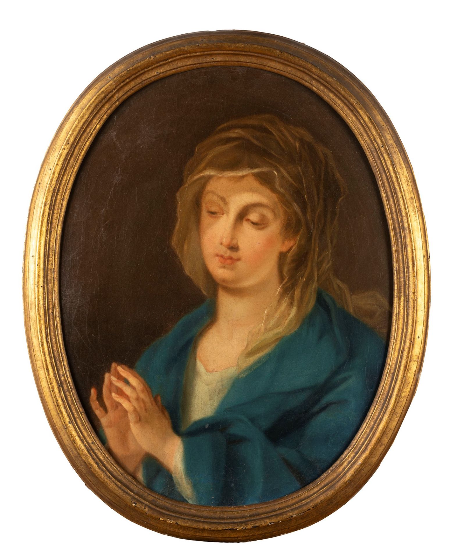 Roman school, eighteenth century - Praying Madonna - Image 2 of 3