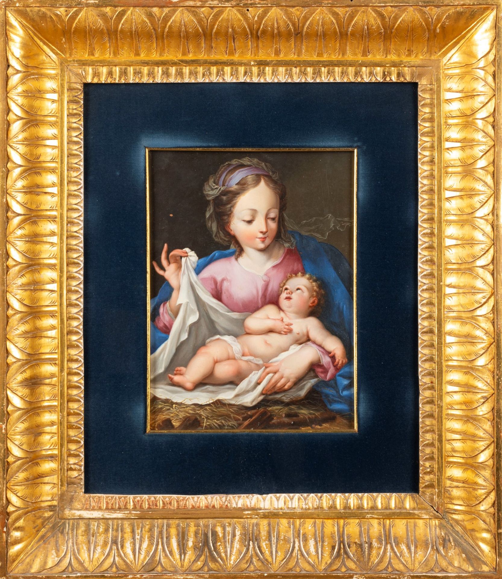 Roman school, eighteenth century - Madonna with Child - Bild 2 aus 3