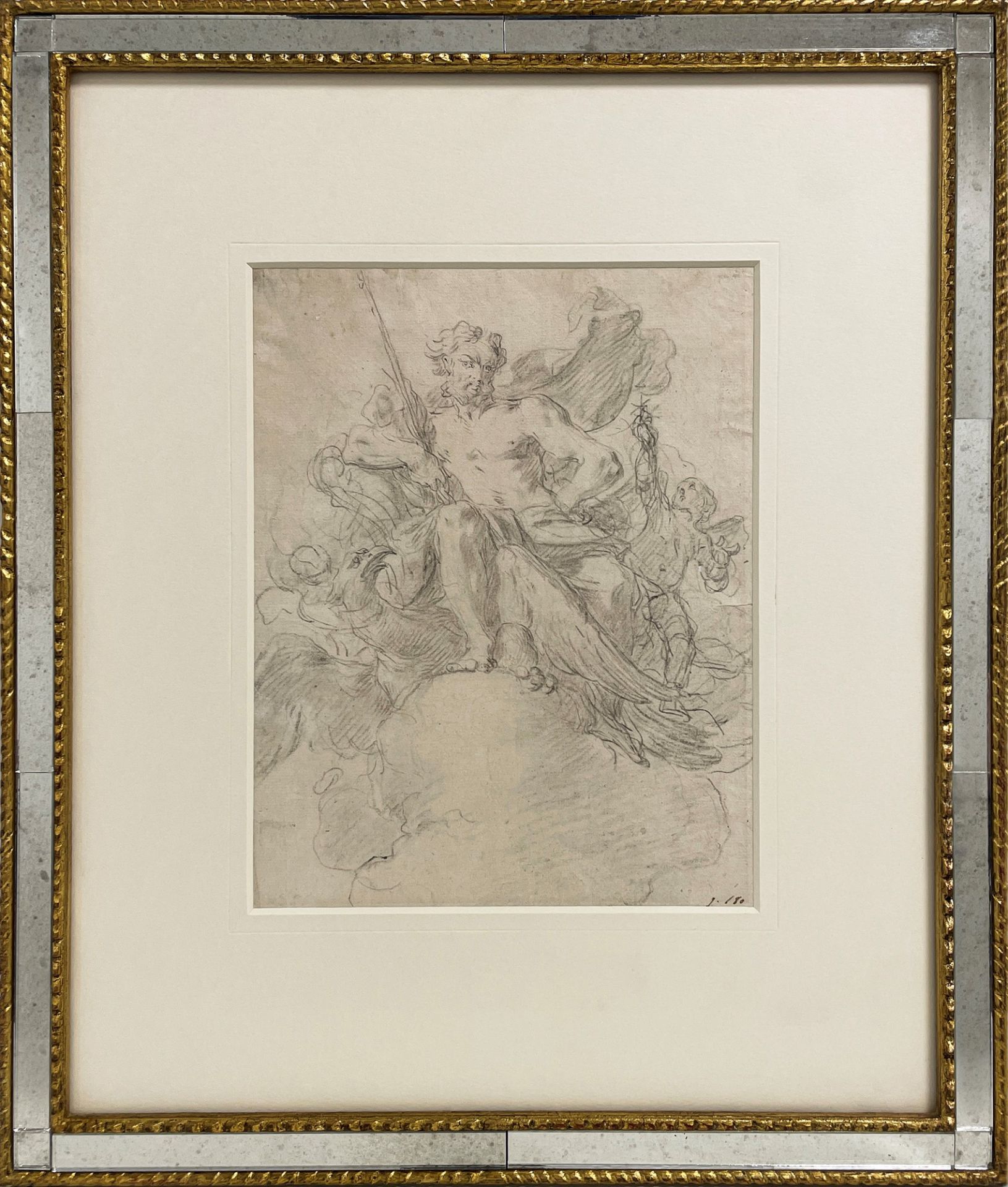 Attributed to Francesco Solimena (Canale di Serino 1657-Barra 1747) - Jupiter - Bild 2 aus 2