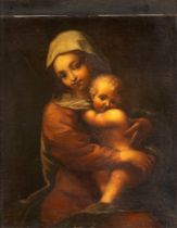 School of Northern Italy, XVII century - Madonna with Child