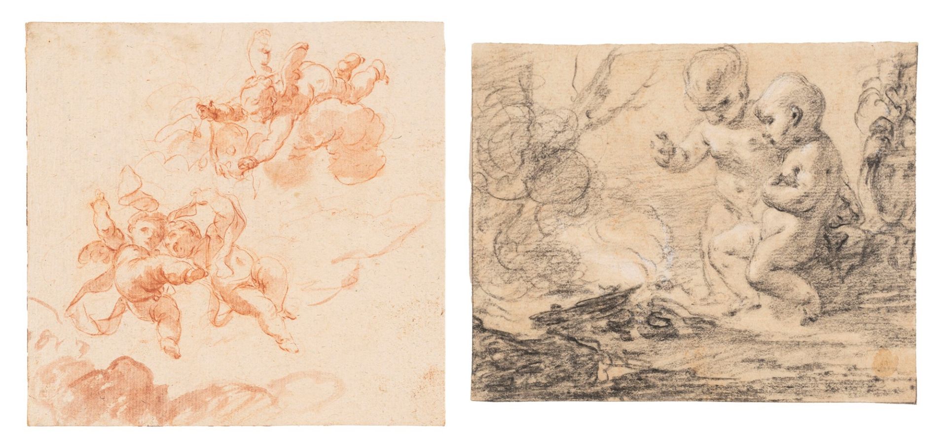 Two drawings of the 18th century