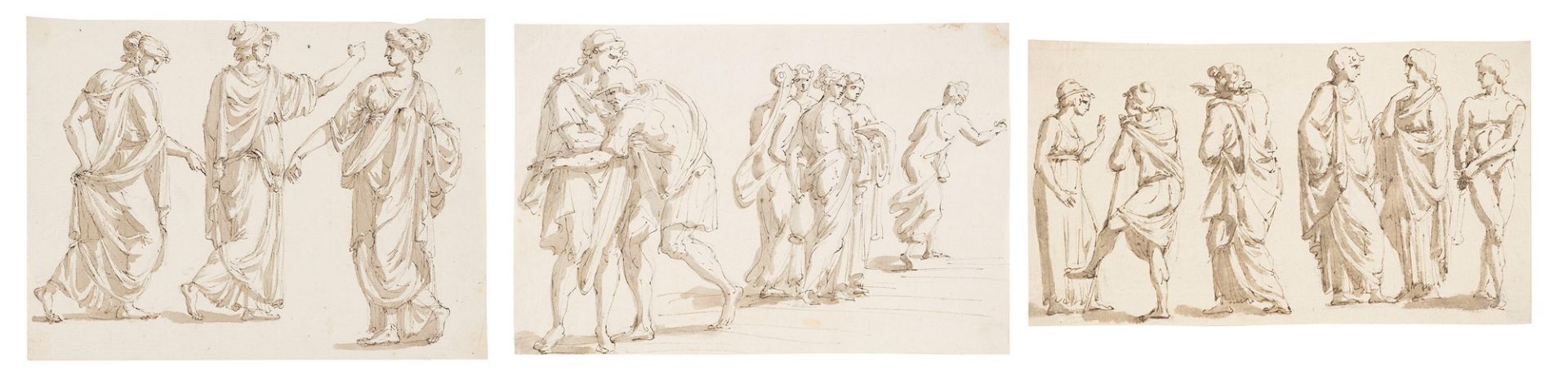 Giacomo Rossi (Bologna 1748-1817) - Studies of classical figures